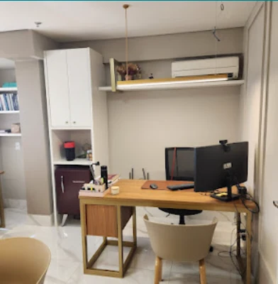 Sala de atendimento do escritório